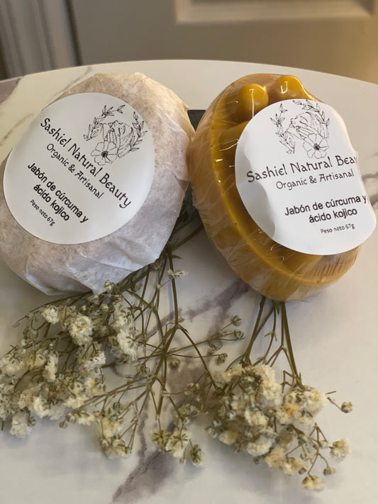 kojic acid and turmeric soap.