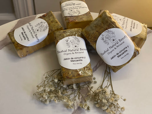 turmeric and chamomile soap