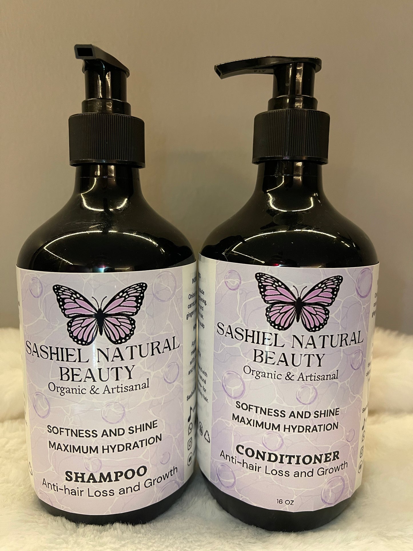 anti-hair loss and growth shampoo and conditioner
